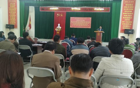 Đảng bộ xã Yên Nhân tổ chức Hội nghị Học tập và triển khai chương trình hành động của Ban chấp hành Đảng bộ xã về thực hiện các Nghị quyết hội nghị lần thứ sáu Ban chấp hành trung ương Đảng khóa XIII.